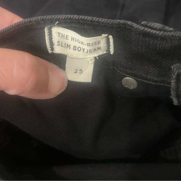 MADEWELL High Rise Slim Boy Jean size 25 - Picture 7 of 7